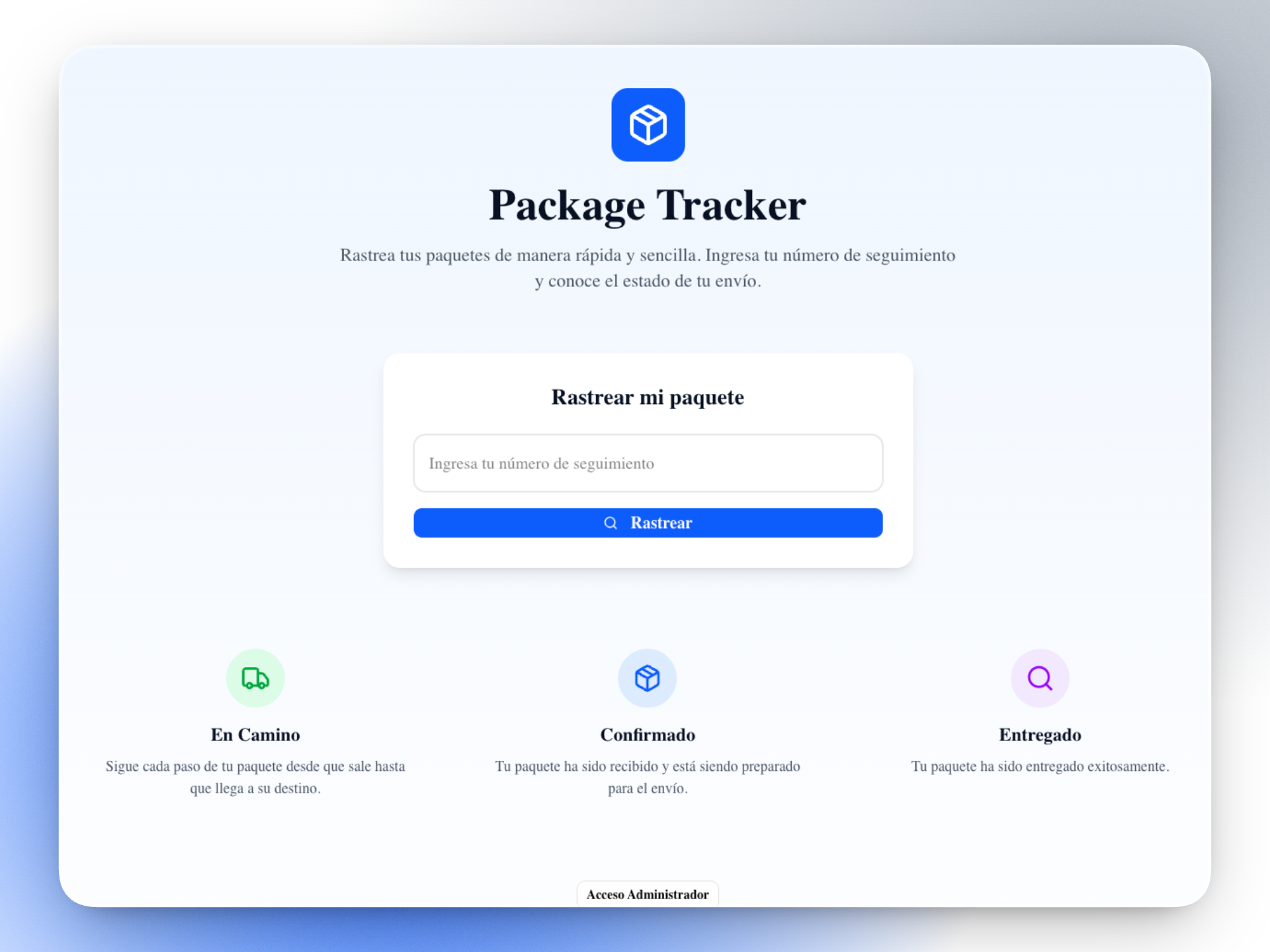 Package Tracker